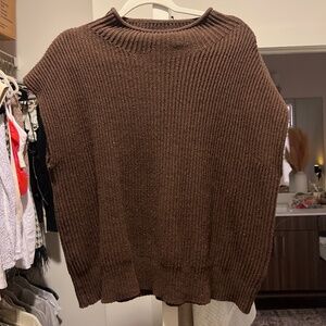 Cap sleeve sweater